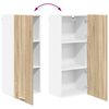 vidaXL Hanging Cabinet Sonoma Oak 40 x 31 x 100 cm Engineered Wood