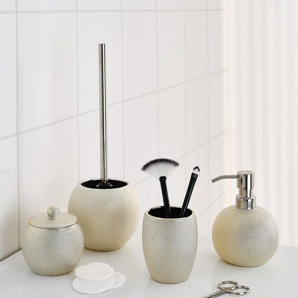 RIDDER Toilet Brush with Holder Lucida Gold