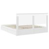 vidaXL Storage Bed with Headboard White 180 x 200 cm Engineered Wood