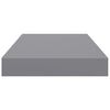 vidaXL Floating Wall Shelves 2 pcs Grey 40x23x3.8 cm MDF