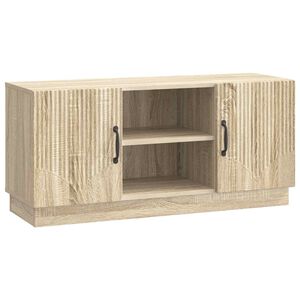 vidaXL TV Cabinet Sonoma Oak 102 x 34.5 x 47 cm Engineered Wood