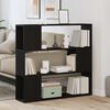 vidaXL TV Cabinet Set Black Oak 100 x 24 x 94 cm Engineered Wood