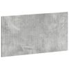 vidaXL Wall-Mounted Headboard HOORN Concrete Grey Engineered Wood