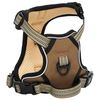 vidaXL Dog Harness with Lead & Collar Adjustable Brown M