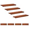 vidaXL Stair Treads 8 pcs 100 x 25 x 2 cm Brown Solid Beech Wood