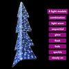 vidaXL Christmas Tree with 160 LEDs Cold White 150 cm Acrylic