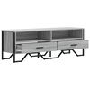vidaXL TV Cabinet Grey Sonoma 122x34x41 cm Engineered Wood