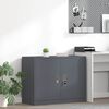 vidaXL Storage Cabinet Anthracite 90 x 40 x 70 cm Steel
