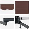vidaXL Electric Retractable Awning Brown 3 x 2.5 m