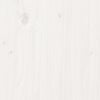vidaXL Headboard White 200 cm Solid Wood Pine