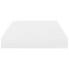 vidaXL Floating Wall Shelves 4 pcs High Gloss White 40x23x3.8 cm MDF