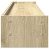 vidaXL Monitor Stand Sonoma Oak 100x24x16 cm Engineered Wood