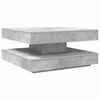 vidaXL Coffee Table 360-Degree Rotatable Concrete Grey 70x70x34.5 cm