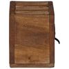 vidaXL Pencil Case Multicolour 18 x 10 x 12 cm Solid Mahogany Wood