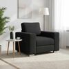 vidaXL Sofa Black 100 x 77 x 82 cm Fabric