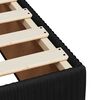 vidaXL Bed Frame without Mattress Black Single Velvet