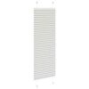 vidaXL Pleated Blind Light Grey 45x150 cm Fabric Width 44.4 cm Polyester