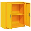 vidaXL Storage Cabinet Mustard Yellow 80 x 40 x 90 cm Steel