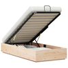 vidaXL Ottoman Bed Frame with Storage Natural 75 x 190 cm