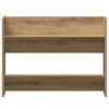 vidaXL Wall Shoe Cabinet Artisan Oak 80x18x60 cm Engineered Wood