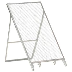 vidaXL Garden Sieve Galvanised Steel