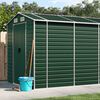 vidaXL Garden Shed Green 191x895x198 cm Galvanised Steel