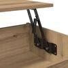 vidaXL Coffee Table Artisan Oak 80 x 50.5 x 41.5 cm Engineered Wood