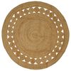 vidaXL Area Rugs Natural &Oslash; 210 cm Jute