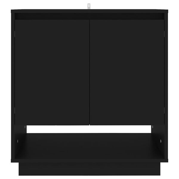 vidaXL Sideboard Black 70x41x75 cm Engineered Wood