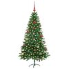 vidaXL Christmas Tree with 150 LEDs with Stand Green 150 cm PE
