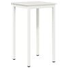 vidaXL Bar Table White 60 x 60 x 105 cm Solid Pine Wood