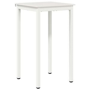 vidaXL Bar Table White 60 x 60 x 105 cm Solid Pine Wood