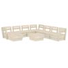vidaXL 9 Piece Garden Pallet Lounge Set Impregnated Spruce Wood