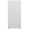 vidaXL Filing Cabinet Light Grey 46x62x133 cm Steel