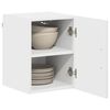 vidaXL Kitchen Cabinet Kalmar 2 pcs High Gloss White 30 x 31 x 40 cm