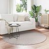 vidaXL Area Rugs Round HUARTE Cream &Oslash; 160 CM Polyester