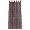 vidaXL Velvet Curtains with Curtains 2 pcs Brown 245 x 140 cm Velvet
