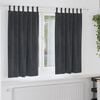 vidaXL Blackout Curtains 2 pcs Light Grey 140 x 175 cm Velvet