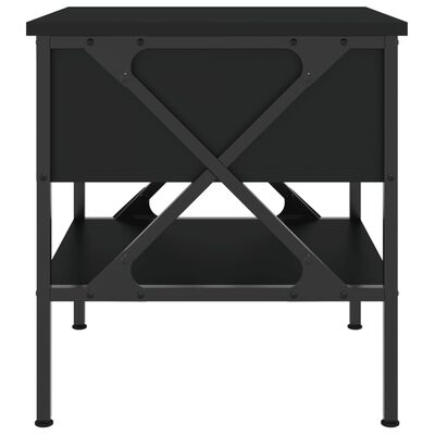 vidaXL Bedside Tables 2 pcs Black 40x42x45 cm Engineered Wood