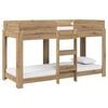 vidaXL Bunk Bed for Kids Artisan Oak 80 x 190 cm Engineered Wood