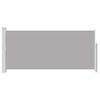 vidaXL Retractable Side Awning 140 x 300 cm Grey
