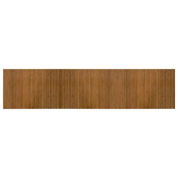 vidaXL Rug Rectangular Brown 70x300 cm Bamboo