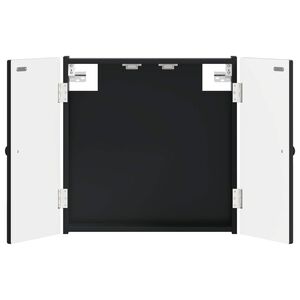 vidaXL Dartboard Cabinet BREDA Black 52.5 x 10.5 x 53.5 cm