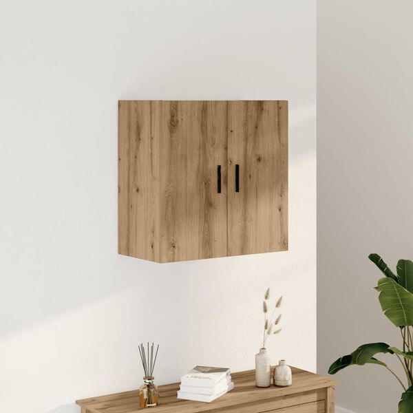 vidaXL Wall Cabinet Artisan Oak 60x31x60 cm Engineered Wood