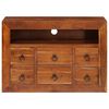 vidaXL Sideboard with Drawer Brown 80 x 30 x 55 cm Solid acacia wood