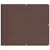 vidaXL Balcony Screen Brown 90x700 cm 100% Polyester Oxford