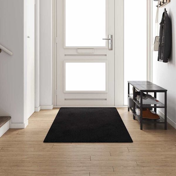 vidaXL Carpet Runner Black 100 x 300 cm 100% Polypropylene Tuft