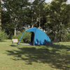 vidaXL Tent with Roof Blue 370 x 230 x 185 cm Polyester and fibreglass