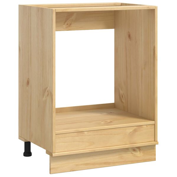vidaXL Cabinet with Storage Honey 60 x 46 x 81.5 cm Solid Pine Wood