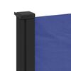 vidaXL Retractable Side Awning Blue 120x600 cm